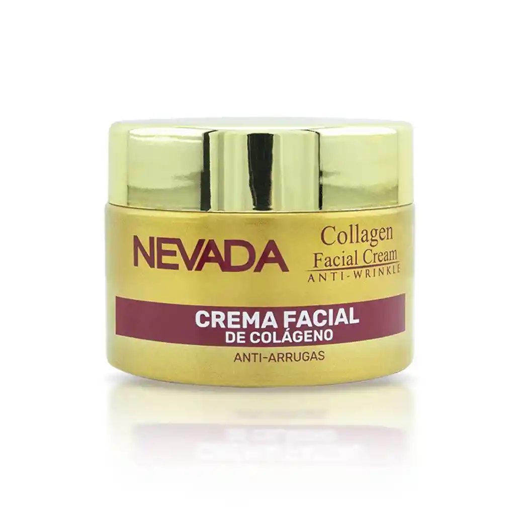 Nevada Crema Facial De Colágeno Anti Arrugas Atenúa Líneas De Expresión 50 Ml