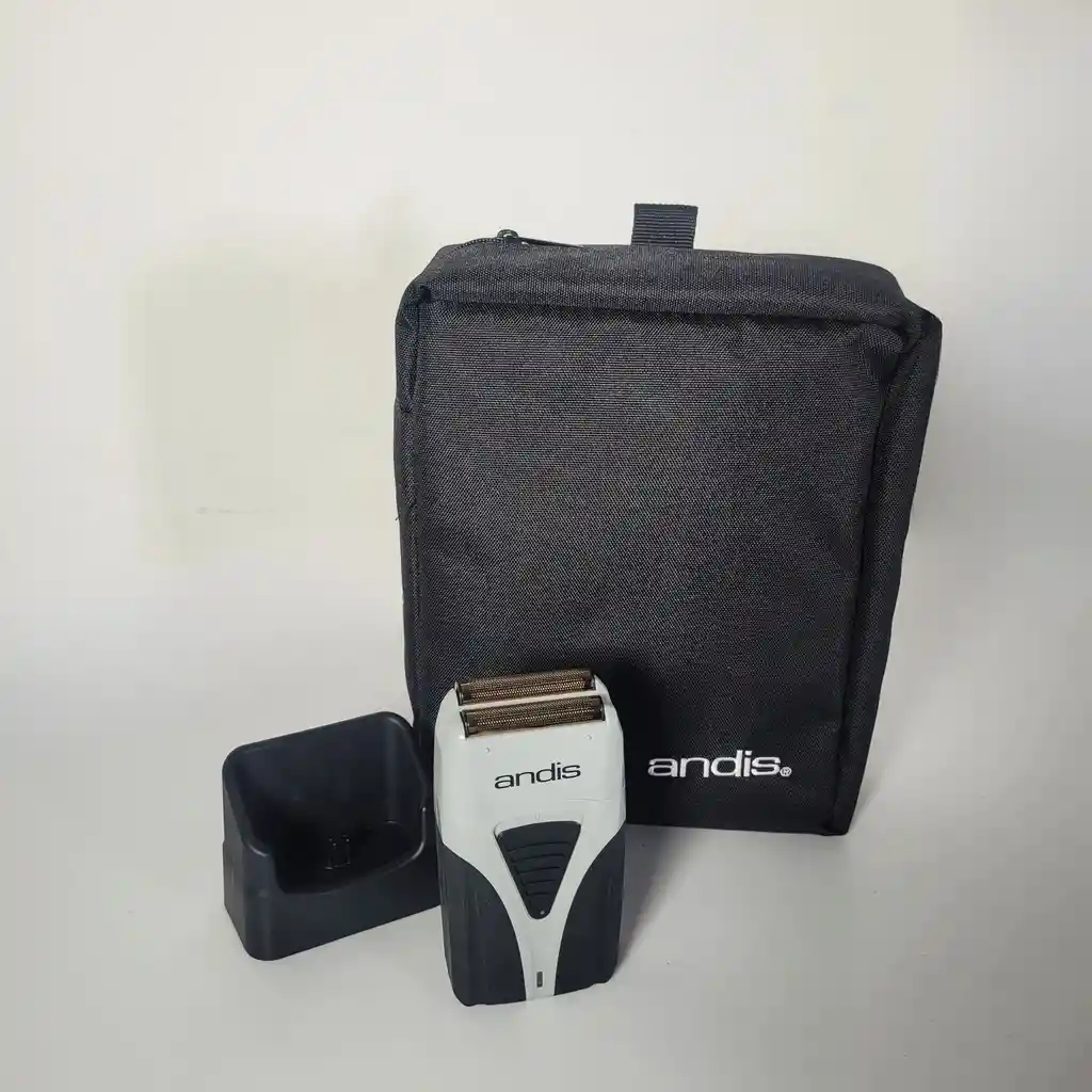 Afeitadora Andis Shaver Con Base De Carga Y Bolso En Lona