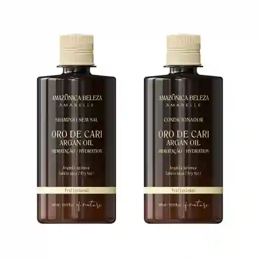 Shampoo Y Acondicionador Oro De Cari, Hidratacion