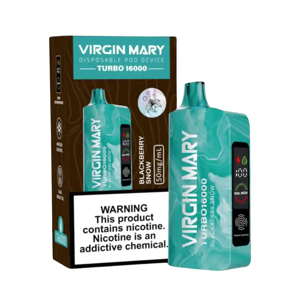 Vape Virgin Mary 16.000 Puffs Blackberry Snow