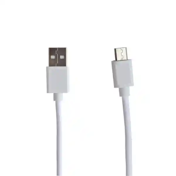 Cable De Carga Y Sincronización Micro Usb V8 1,2m Blanco