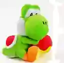 Peluche Super Mario Bros Green Fluorescente Yoshi Plus 30cm