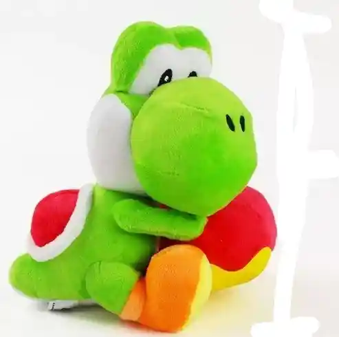 Peluche Super Mario Bros Green Fluorescente Yoshi Plus 30cm