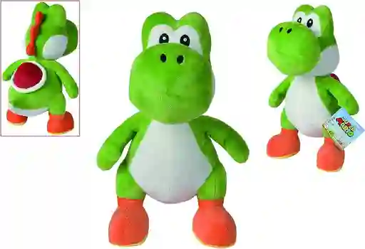 Peluche Super Mario Bros Green Claro Yoshi Plus 30cm