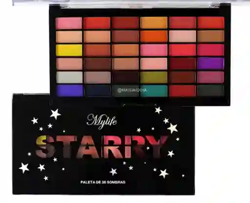 Paleta De Sombras Starry X 36 Colores