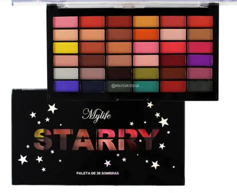 Paleta De Sombras Starry X 36 Colores