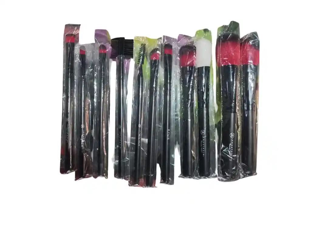 Set De Brochas 11 Piezas + Sostenerdor De Brochas