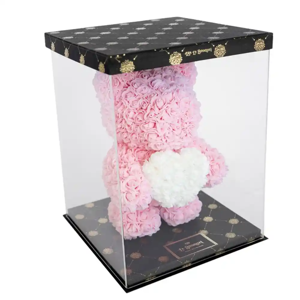 Lb Teddy Bear Rosa Artificial Rosado