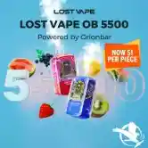 Vaporizador Lost Vape Blue Razz Lemonade 5.500 Puffs