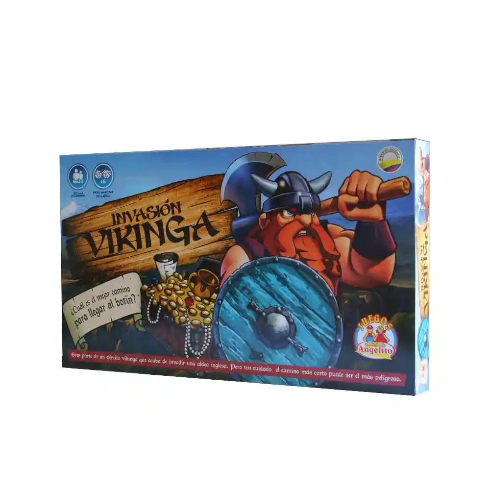 Juego Familiar Vikingo Aventura Invasión Vikinga Botín Carta