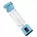 Licuadora Portátil Celeste 380ml Ideal Para Llevar