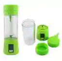 Licuadora Portátil Verde 380ml Recargable Usb