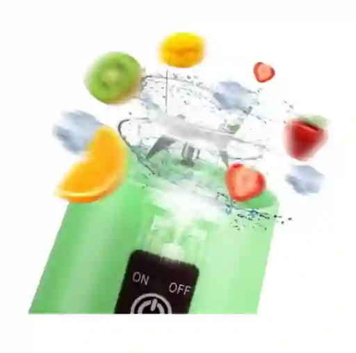 Licuadora Portátil Verde 380ml Recargable Usb
