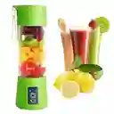 Licuadora Portátil Verde 380ml Recargable Usb