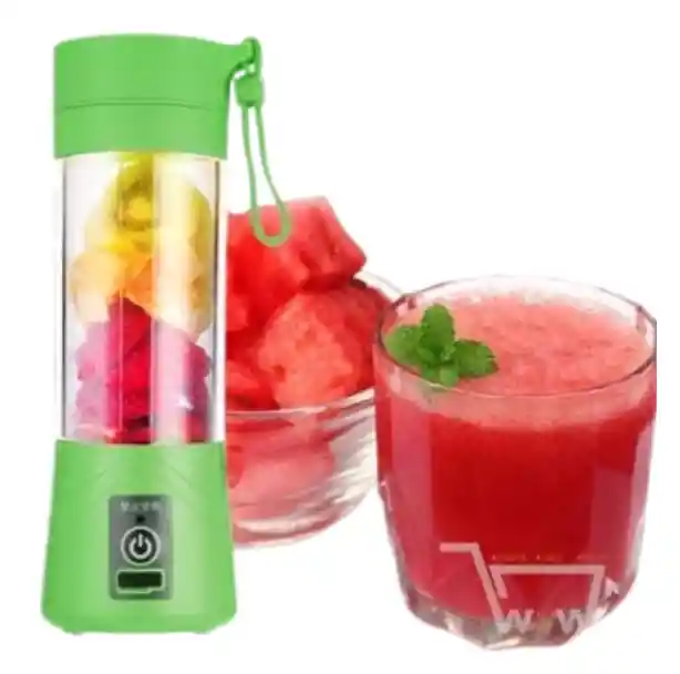 Licuadora Portátil Verde 380ml Compacta Y Eficiente