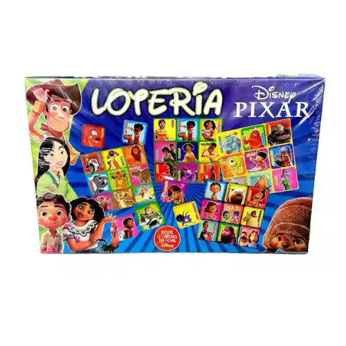 Juego Loteria Identificar Dibujos Animados Didáctico Niños