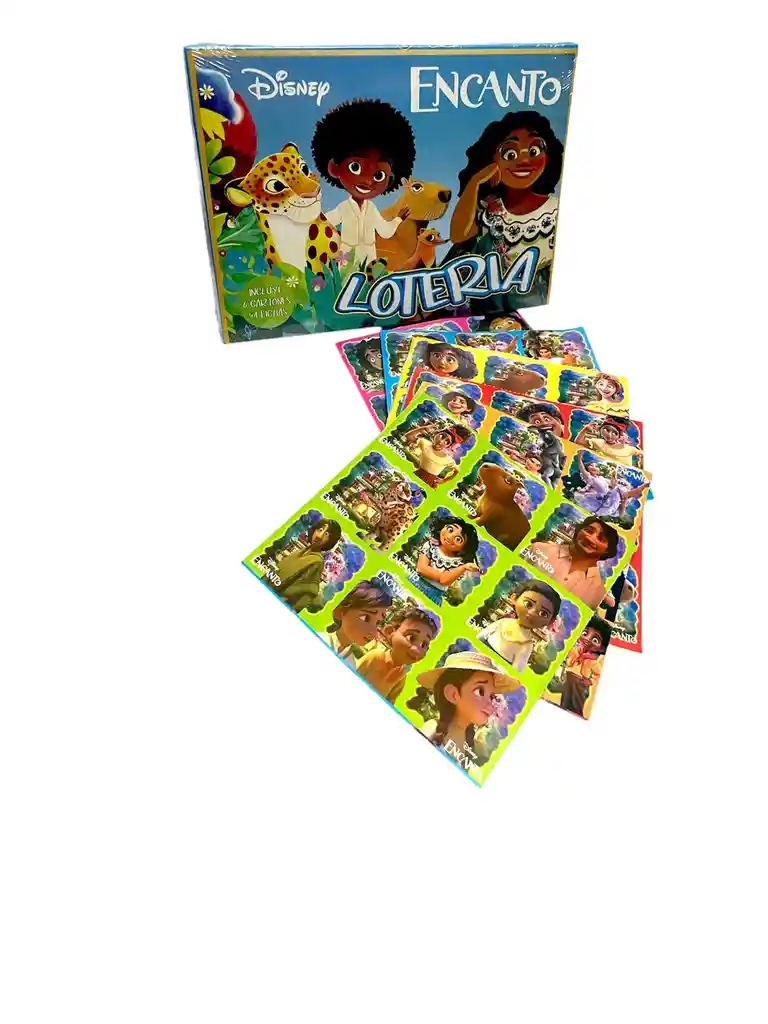 Juego Lotería Identificar Dibujos Animados Niños Didáctico