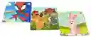 3x Juegos Rompecabezas Didáctico Variados Niños Madera
