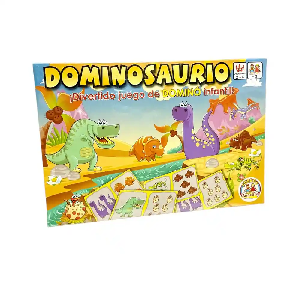 Juego Loteria Domino Infantil Dinosaurios Animales Niños