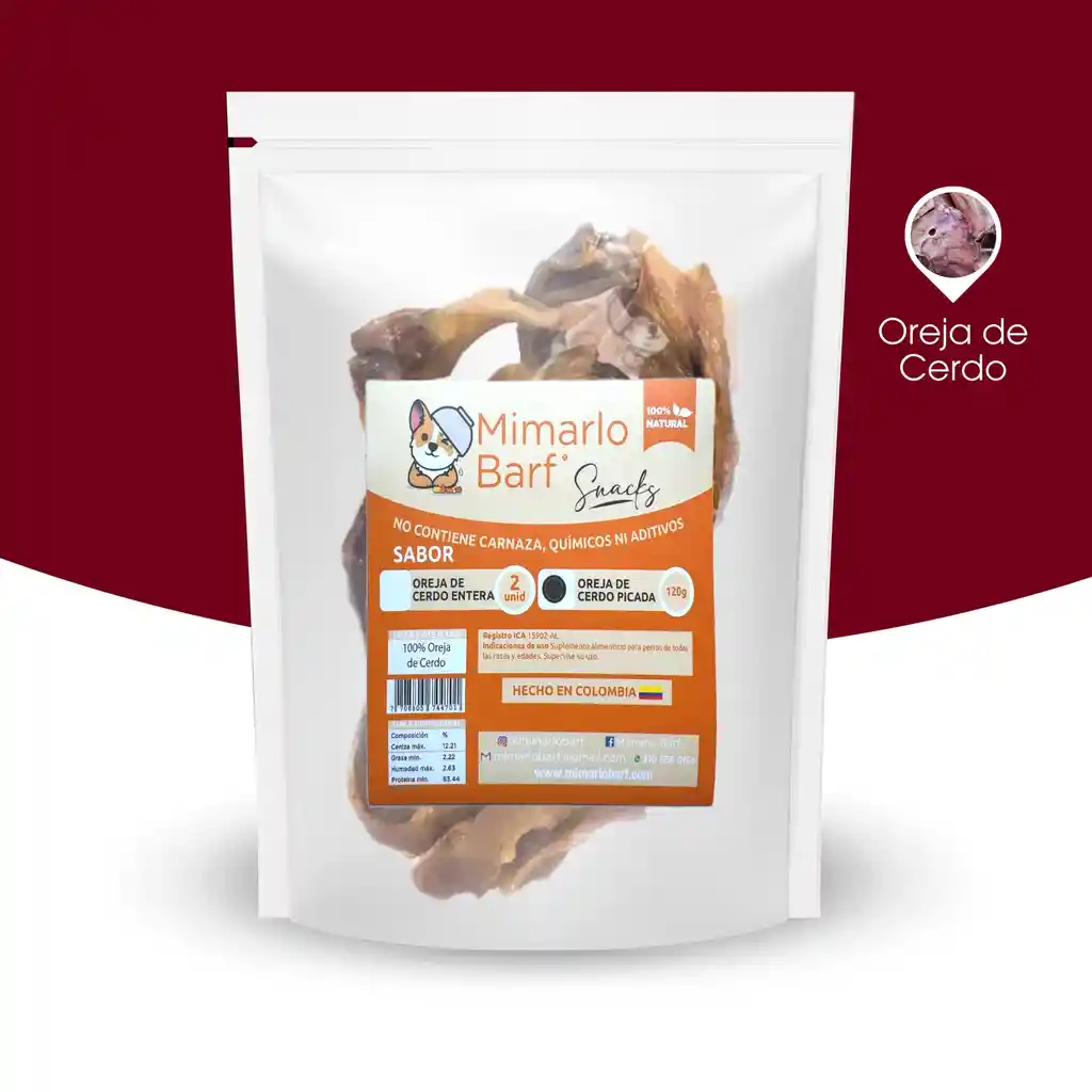 Oreja De Cerdo Picada 120g