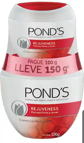 Cr Ponds Rejuveness 100gr+ 50gr Oferta