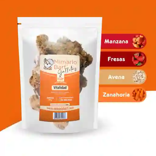 Galletas Vitalidad Para Perros 🍎🌾🥕- 100% Natural Mimarlo Barf