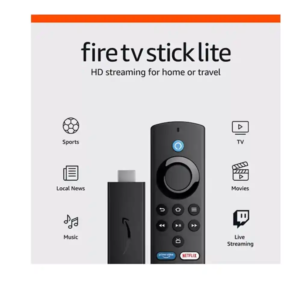 Amazon Lite Fire Tv Stick B091g4yp57 De Voz 2.ª Generación Full Hd 8gb Negro Con 1gb De Memoria Ram