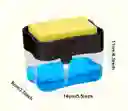 Dispensador Plastico Jabon Liquido + Esponjilla