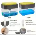 Dispensador Plastico Jabon Liquido + Esponjilla