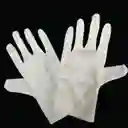 Guantes Blancos De Tela Para Niños Talla 10