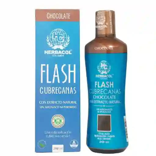 Flash Cubrecanas Chocolate Herbacol 240ml