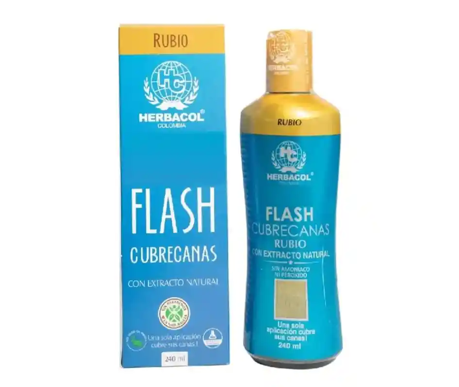 Flash Cubrecanas Rubio Herbacol 240ml