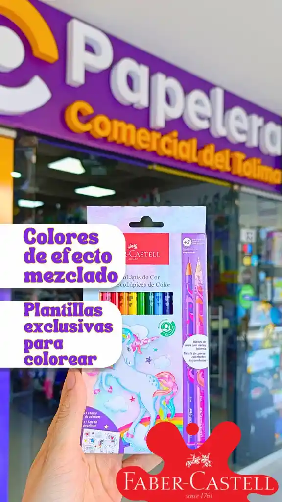 Colores Eco Faber Castell X12 Unicornio