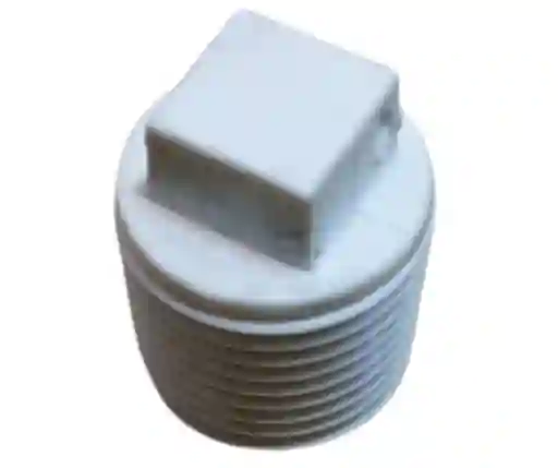 Tapon Macho Roscado Pvc 1/2 Presion