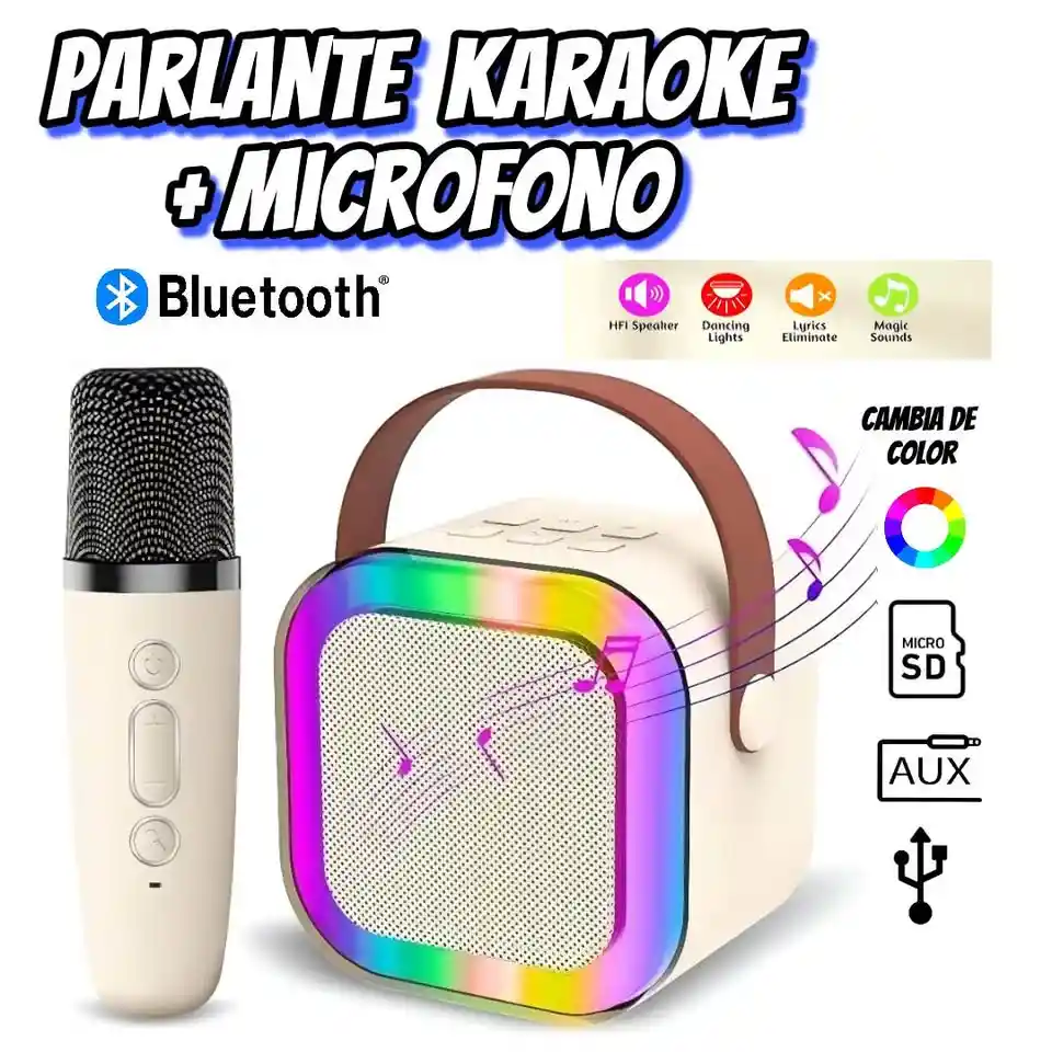 Parlante Karaoke Con Microfono / Speaker Karaoke