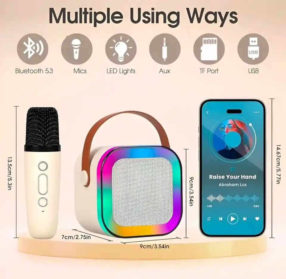 Parlante Karaoke Con Microfono / Speaker Karaoke
