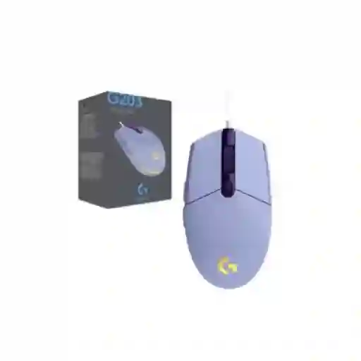 Logitech Gamer Mouse G203 8000dpi Lila