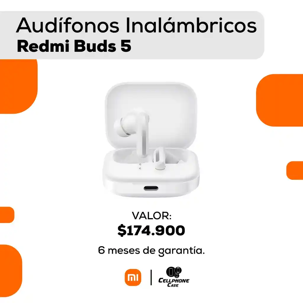 Audífonos Inalámbricos Redmi Buds 5 Blanco