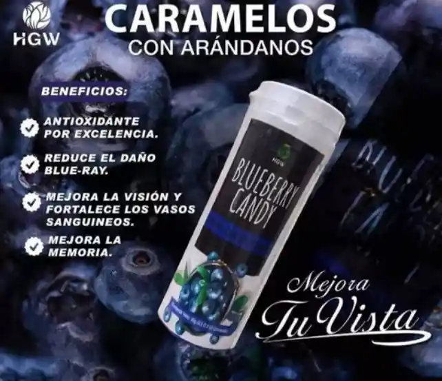 Blueberry Candy, Caramelos De Arándanos