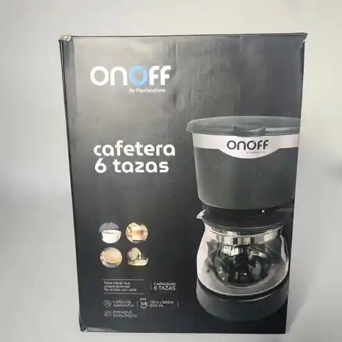 Cafetera Onoff 6 Tazas