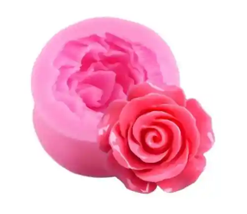 Molde Rosa Fondant