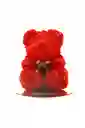 Lb Teddy Bear Small Flor Artificial Rojo