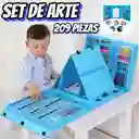 Set De Arte 208 Piezas / Kit De Dibujo Niños