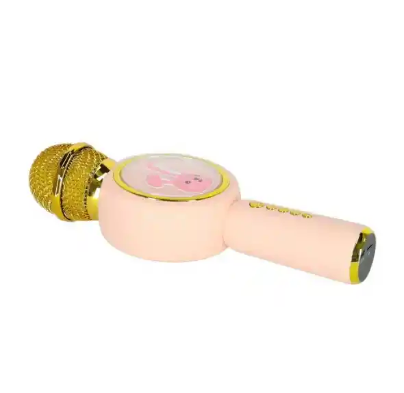 Micrófono Karaoke Conejo X6 Infantil Rosado