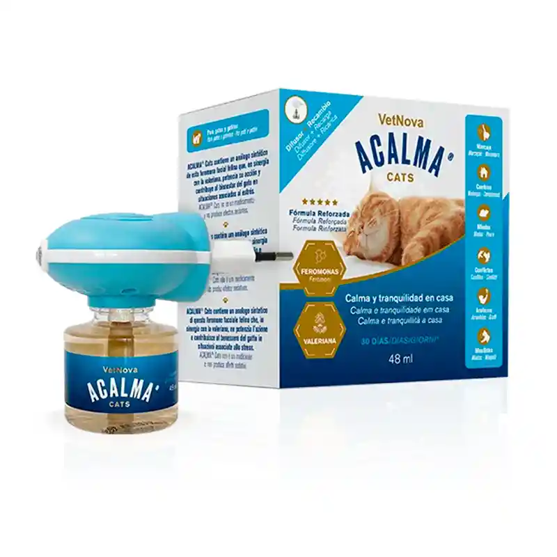 Acalma Cat + Difusor Y Recambio X 48 Ml