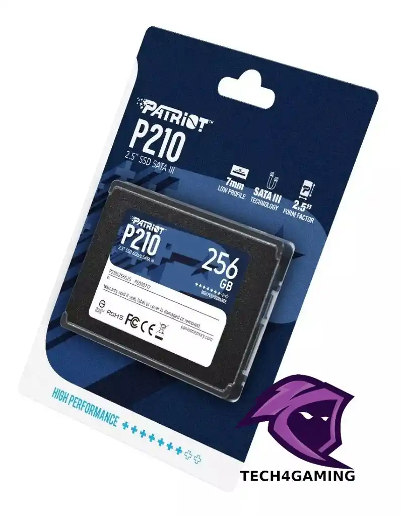 Disco Ssd Patriot 256gb Más Rápido, Más Fluido / Disco Solido
