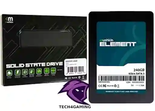 🖥️ Ssd 240gb Mushkin Element 2.5" Sata Iii - Unidad De Estado Sólido De Alta Velocidad 🚀