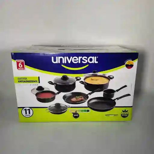 Juego De Ollas Universal 11 Piezas Antiadherente