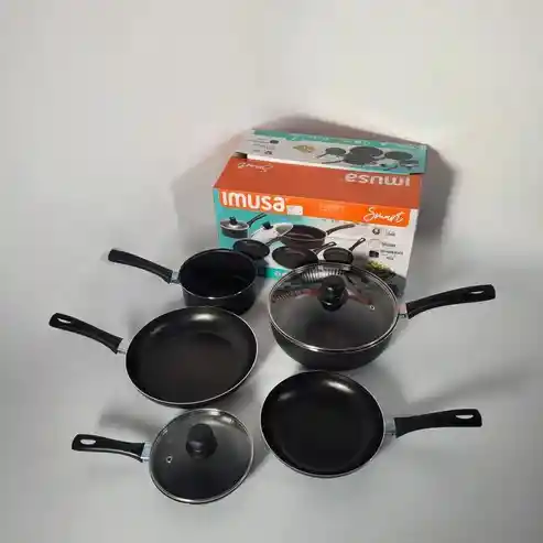 Juego De Ollas Imusa Smart 7 Piezas