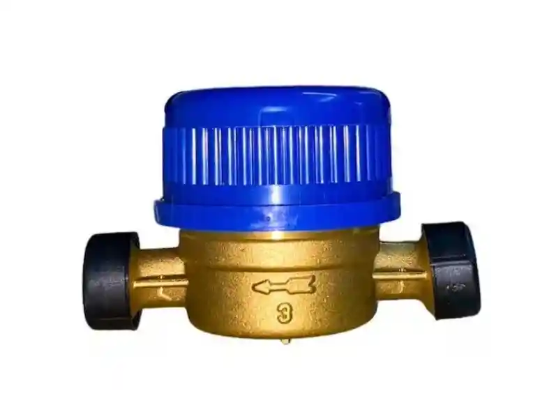 Contador Agua Chorro Unico 1/2 Bronce